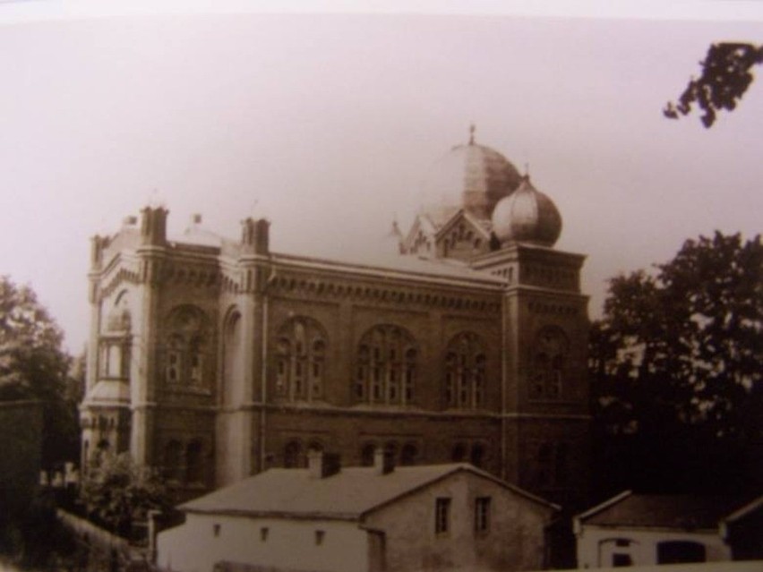 Tak wyglądała synagoga na Wielkim Przedmieściu w Oleśnie.