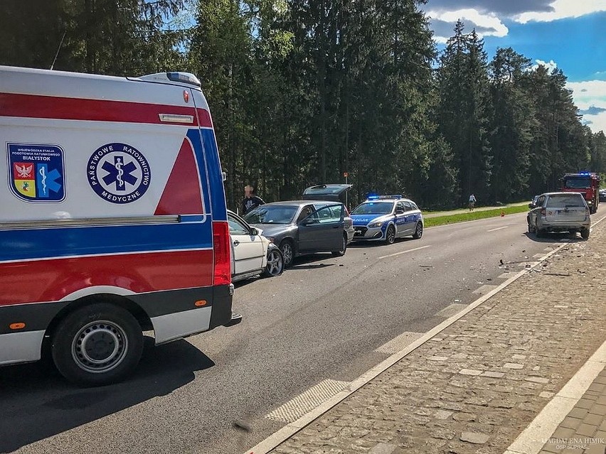 Wypadek na drodze Białystok - Supraśl, 10.05.2020