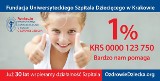 30 lat działalności Fundacji Uniwersyteckiego Szpitala Dziecięcego w Krakowie "O ZDROWIE DZIECKA" - KRS 0000 123 750