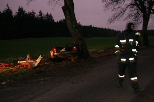 Do tragicznego zdarzenia drogowego doszlo na trasie z...