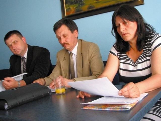 Na powołanie tych klas pozwala nam polskie prawo - argumentowali (od lewej): Andrzej Artemiuk, Grzegorz Kuprianowicz i Maria Ryżyk