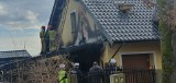 Pożar domu jednorodzinnego w Białogardzie. Strażacy opanowali sytuację [ZDJĘCIA]