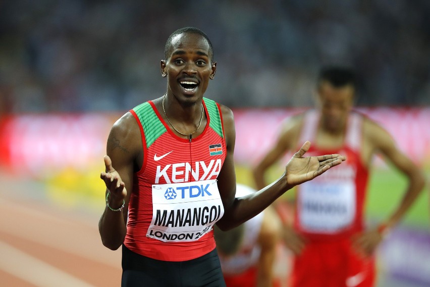 Elijah Motonei Manangoi (Kenia) - złoty medal w biegu na...