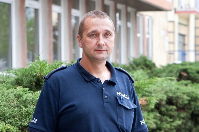 Sierżant sztabowy Daniel Jaworski, Komisariat Policji II w Słupsku.