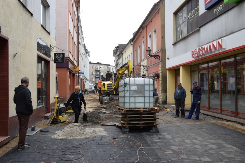 Modernizacja ulicy Krakowskiej w Kluczborku.