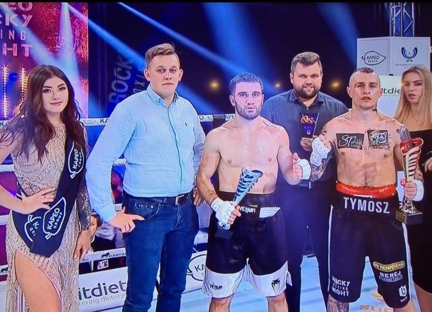 Pięściarz Berej Boxing Team Lublin Damian Tymosz pokonał Gruzina Tornike Kandelakiego. Zobacz zdjęcia 