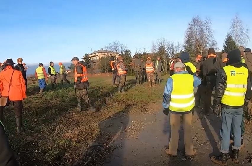 Dantejskie sceny na polowaniu pod Krakowem