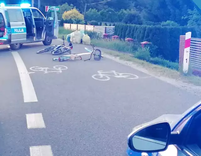 Do zderzenia rowerzystów doszło na ul. Sandomierskiej w Nisku.