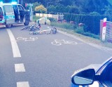 Zderzenie dwojga rowerzystów w Nisku. Jeden z cyklistów był pijany [ZDJĘCIA]