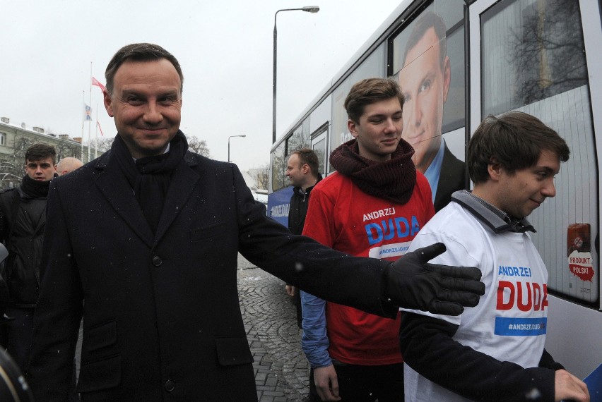 09.02.2015 warszawa andrzej duda konferencja prasowa wybory...