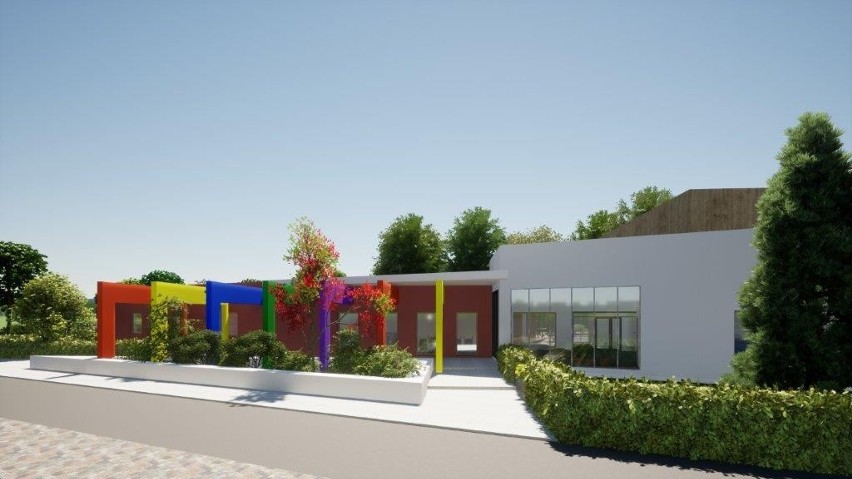 Nowe przedszkole w Gałkowie Dużym będzie miało własną kuchnię i oranżerię. Koszt jego wybudowania to około 12 mln zł