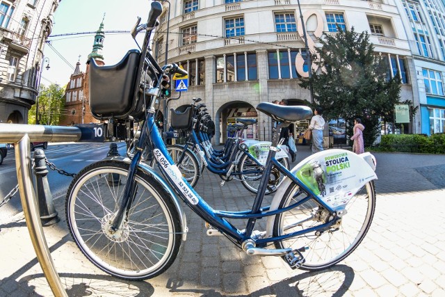 W Bydgoszczy jest 400 takich rowerów miejskich dostępnych w ponad 50 stacjach
