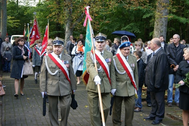 Uroczystości poświęcone Ofiarom Marszu Śmierci KL Stutthof w Krępie Kaszubskiej