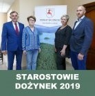 Starostowie dożynek w Cichem