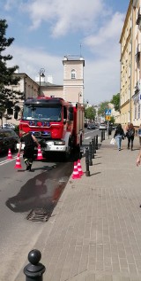 Pożar w szkole przy Radziwiłłowskiej w Lublinie. Ewakuowano pracowników i uczniów