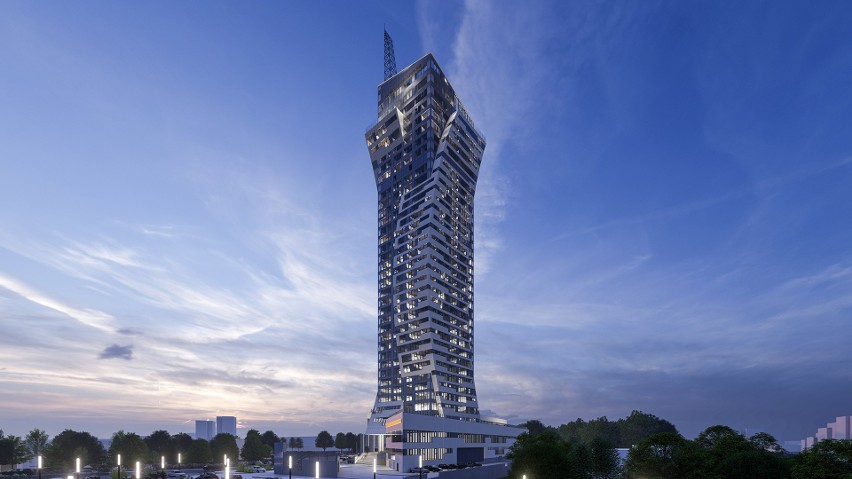 Apartamentowiec Olszynki Park to najwyższy budynek na Podkarpaciu. Zobacz widok Rzeszowa z jego szczytu