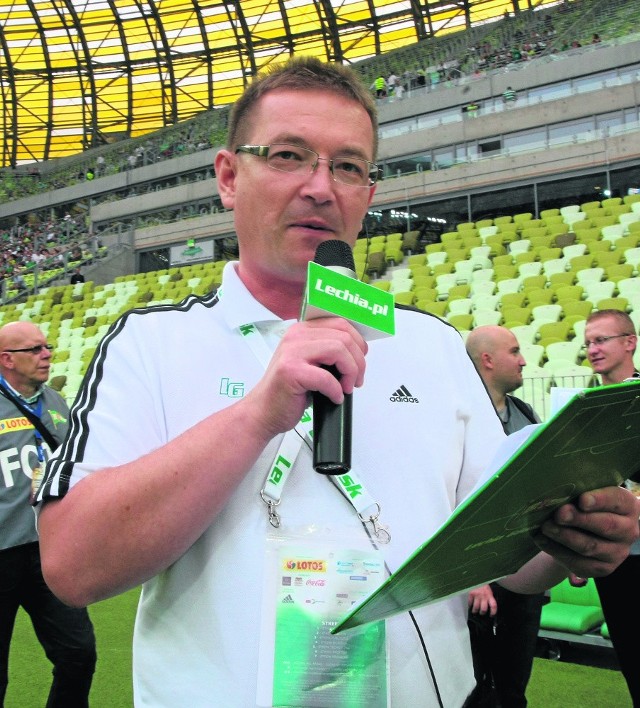 Marcin Gałek, spiker Lechii Gdańsk