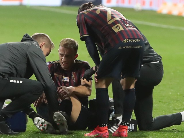 Kamil Grosicki podczas meczu z Jagiellonią