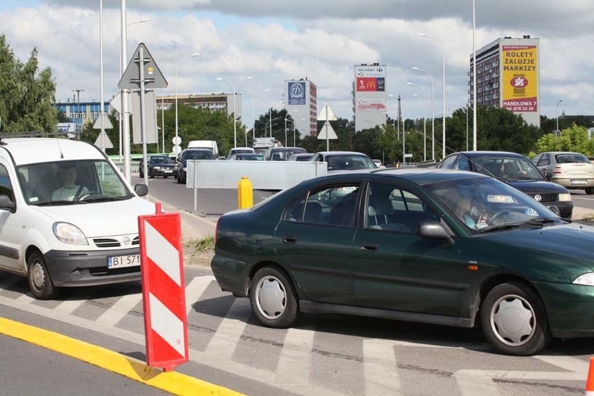 Wiadukt Dąbrowskiego: Korek i remont...