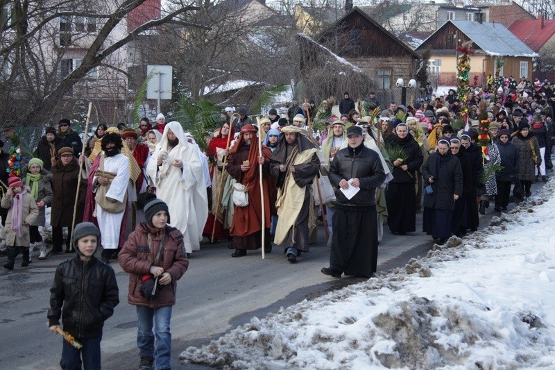 Wjazd Chrystusa do Jerozolimy. Inscenizacja w Rudniku n. Sanem [FOTO]