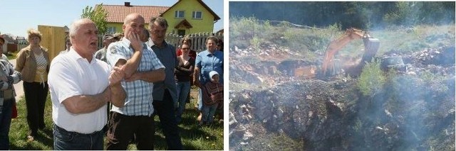 Około 40 mieszkańców Bolechowic skarżyło się we wtorek na działalność pobliskiej kopalni. Z prawej zdjęcie kopalni.