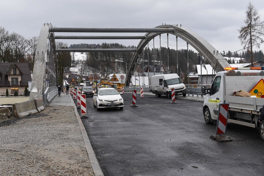 Most na zakopiance w Białym Dunajcu otworzony dla kierowców [ZDJĘCIA]