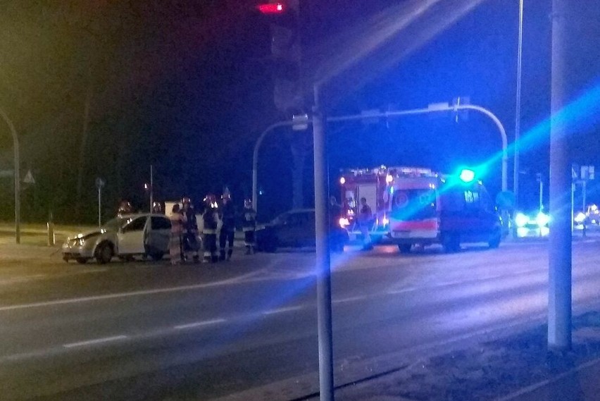 Wypadek na skrzyżowaniu Ciołkowskiego ze Sławińskiego w...