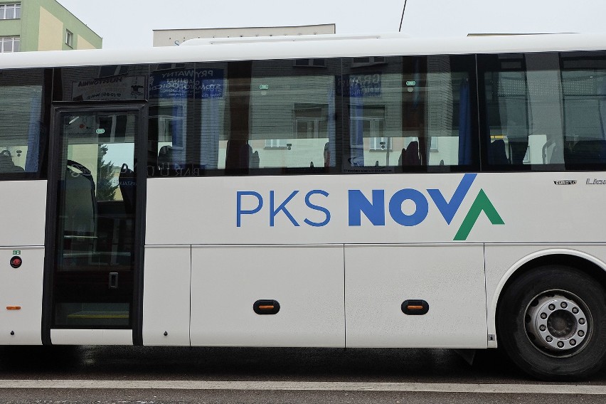 Autobusy z logiem PKS Nova będzie można spotkać na trasach...