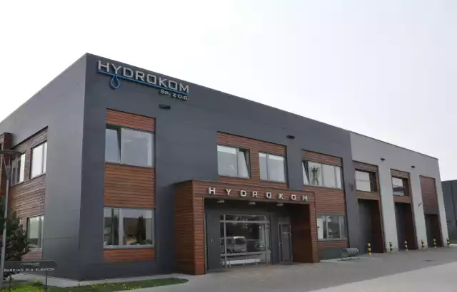 Siedziba spółki Hydrokom w Kluczborku.