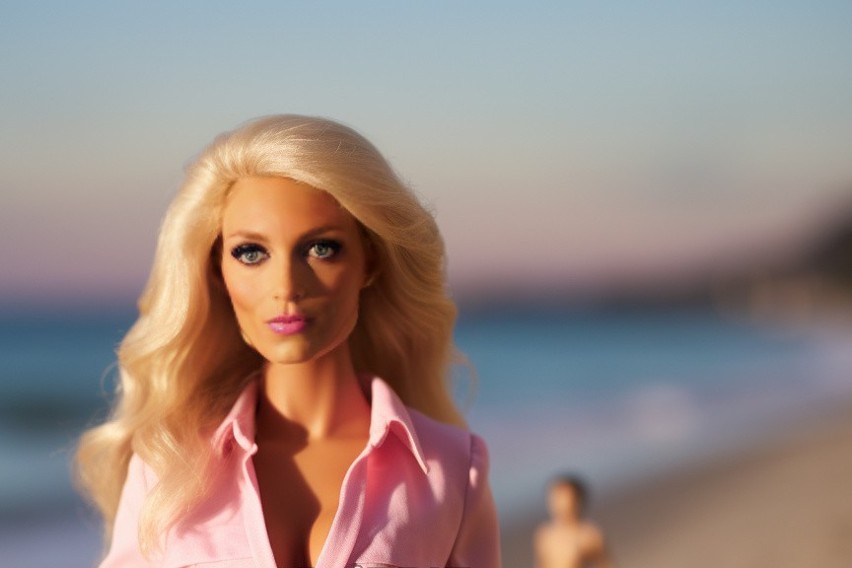 Anja Rubik jako lalka Barbie. Czy supermodelka wygląda...