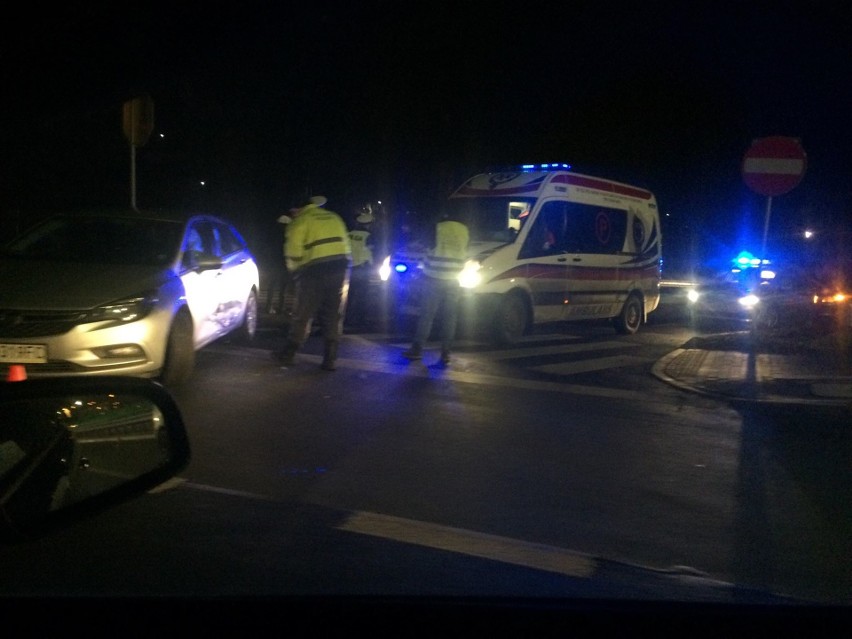 Wypadek w Sosnowcu: na DK 94 zderzyły się trzy samochody