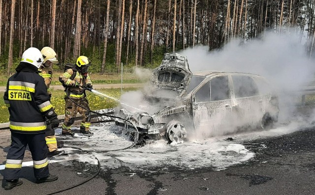 Do pożaru doszło dziś w czwartek (13 maja)