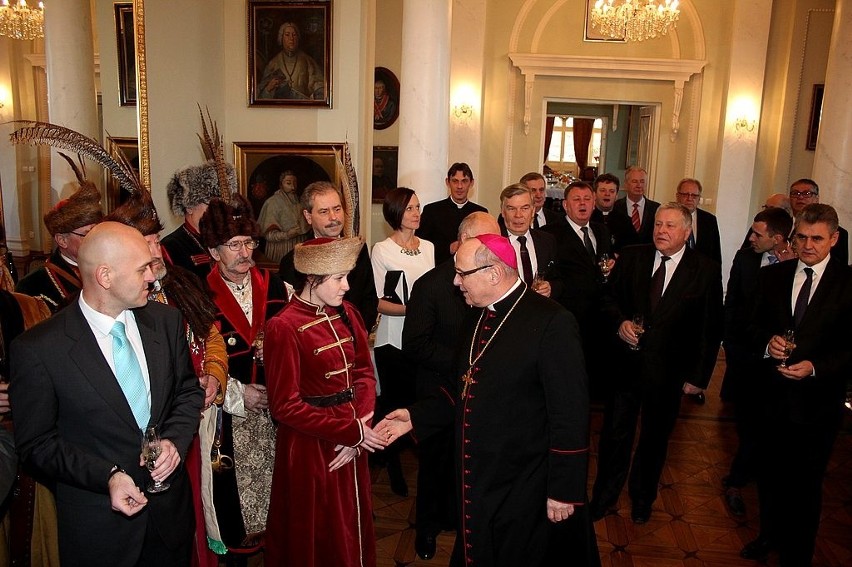 Samorządowcy i biznesmeni u duszpasterza diecezji włocławskiej [zobacz zdjęcia]