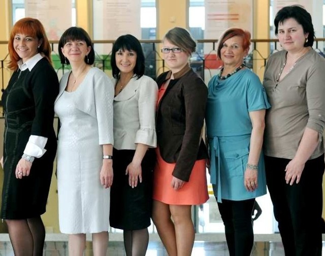 Laureatki plebiscytu: Monika Stegeman, Mirosława Majerowicz-Klaus, Małgorzata Pawłowska, Marta Gielejza, Genowefa Fietz-Przybyłka, Iwona Balcewicz (fot. Tomasz Gawałkiewicz)