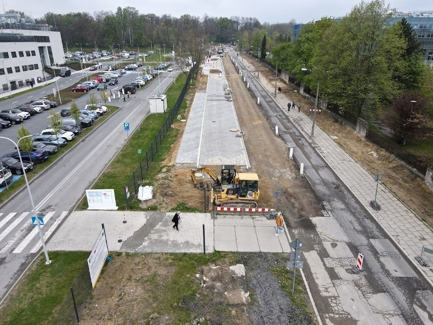 Kraków. Budowa drogi do nowego szpitala wchodzi w nową fazę