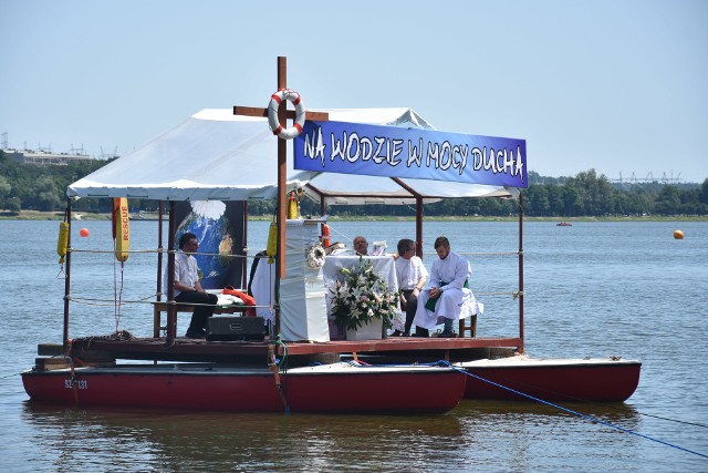 Msza na wodzie w Rybniku. 30 czerwiec 2019