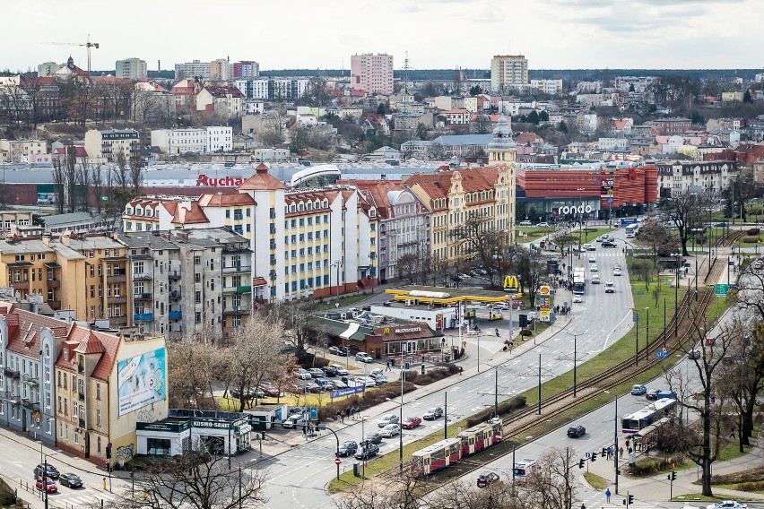 W rejonie dzielnic Zimne Wody, Czersko Polskie...