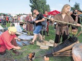 Średniowieczna wioska w Raciążu na Festynie Kasztelańskim