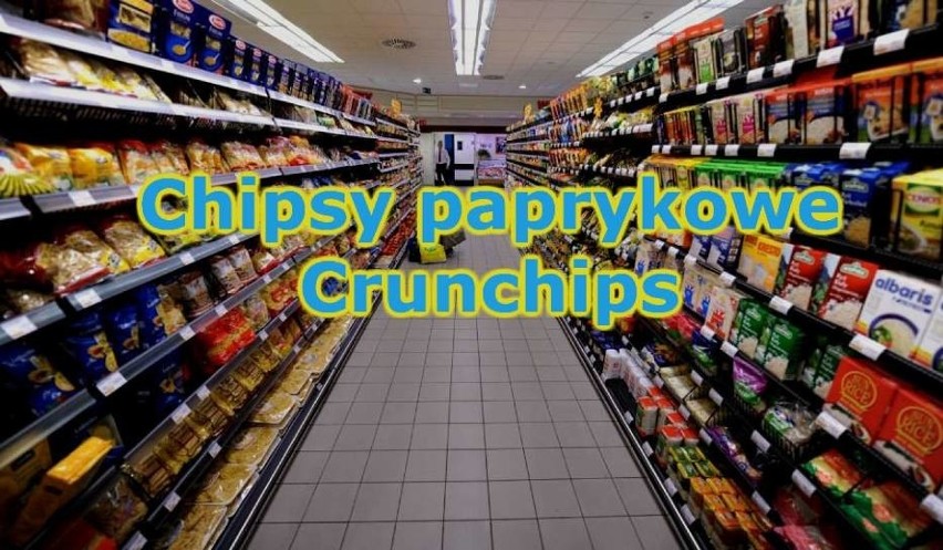 Chipsy paprykowe Crunchips - mimo że opakowanie było...