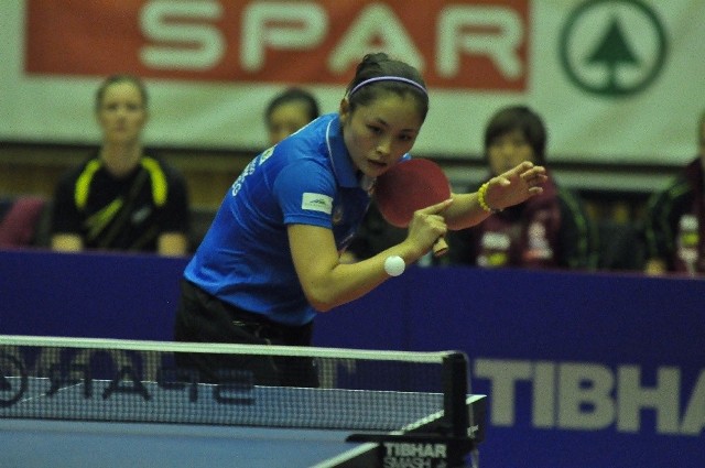 Z zawodniczek tarnobrzeskiego klubu w turnieju singla na palcu boju pozostała już tylko Li Qian.