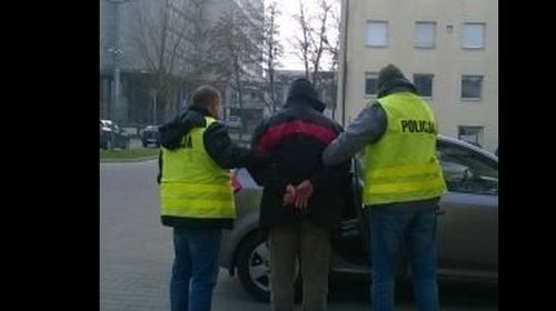 Mężczyzna został zatrzymany przez łódzkich policjantów.