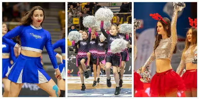 Gdyńskie cheerleaderki występujące podczas meczów koszykarzy Arki
