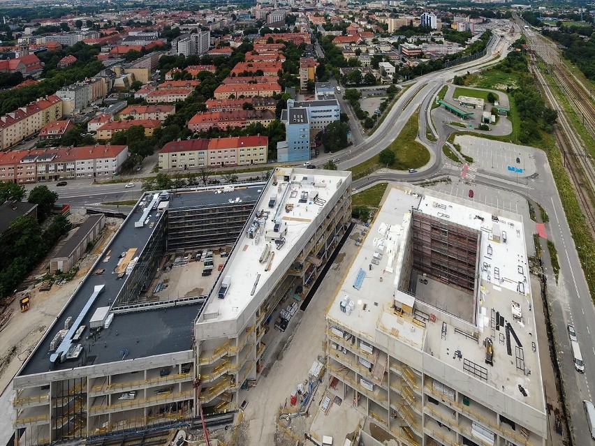 Centrum Usług Publicznych w Opolu. Z budowy nowego urzędu...