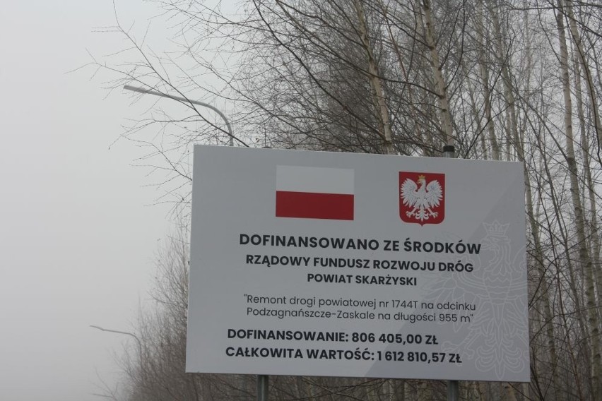 Kończy się remont ważnej drogi w gminie Łączna. Wcześniej była dziurawa i niebezpieczna. Zobacz zdjęcia