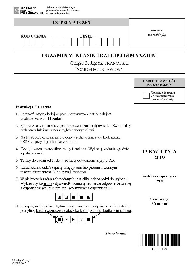 Zobacz kolejną stronę arkusza i odpowiedzi --->