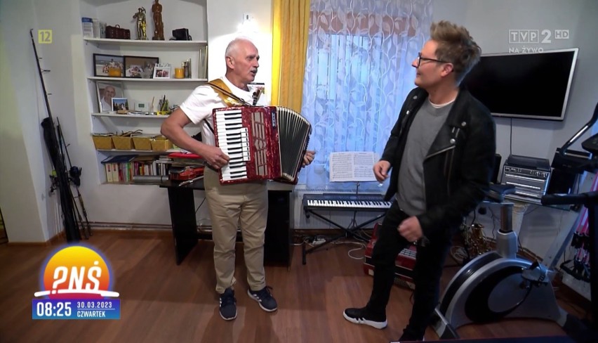 W domu Józefa Raciniewskiego jest bardzo dużo instrumentów...