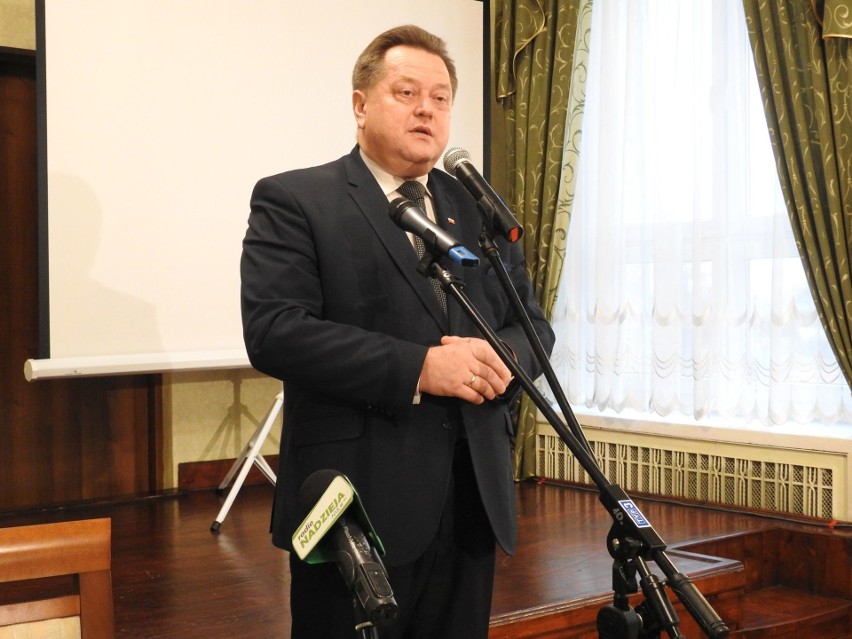 Minister Kultury Piotr Gliński w Zambrowie