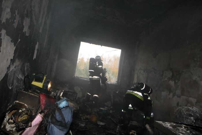 W Kolobrzegu spalilo sie mieszkanie socjalne przy ulicy...