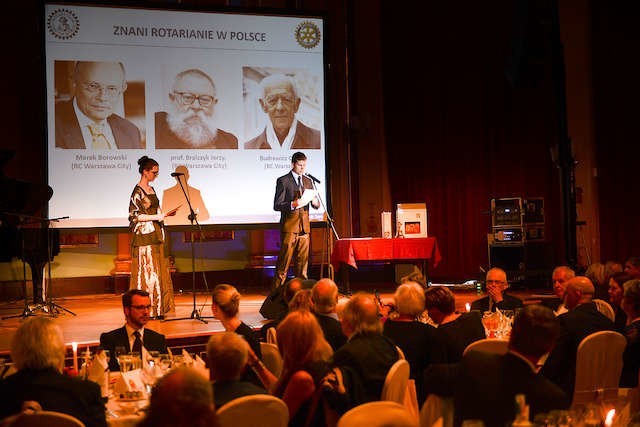 Jubileusz 25-lecia istnienia Rotary Club Toruń odbył się w Sali Wielkiej Dworu Artusa