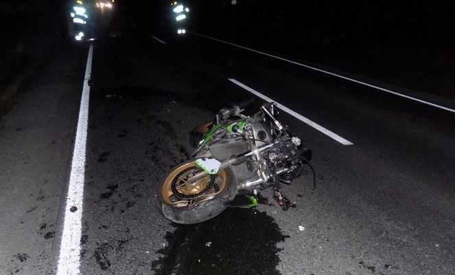 Wypadek z udziałem motocyklisty w Myszkowie